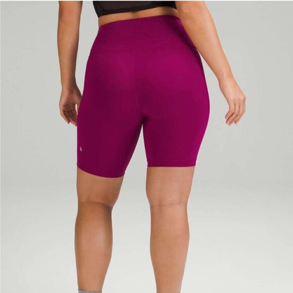 Lululemon Wunder Train Contour Fit High-Rise Short 8" Magenta Purple - Picture 5 of 5